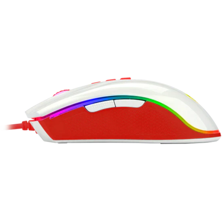 Mouse Redragon Cobra RGB Alb/Rosu