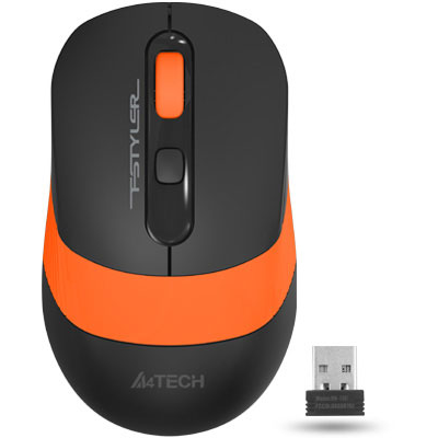 Mouse Wireless Negru Portocaliu