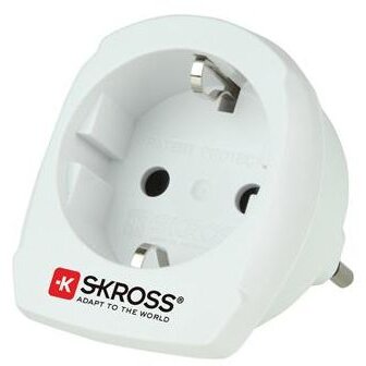 Adaptor Priza EU - Italia Alb