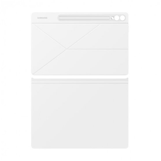 Husa Tableta Samsung Galaxy Tab S9 Plus Smart Book Cover Alb