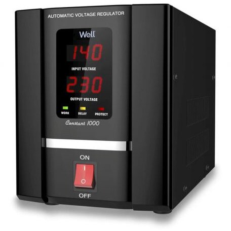 Stabilizator de Tensiune Constant 1000VA Black