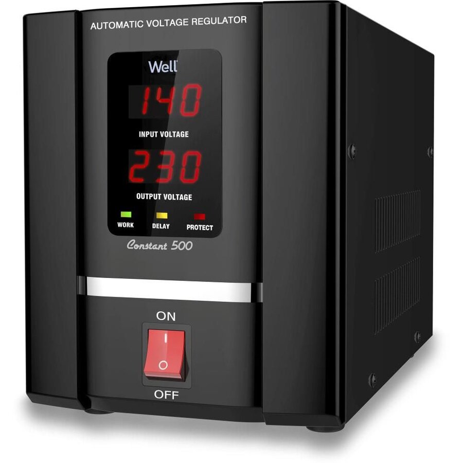 Stabilizator de Tensiune Constant 500VA Black