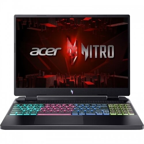 Laptop Nitro 16 WUXGA 16 inch AMD Ryzen 7 7735HS 16GB 512GB SSD RTX 4050 Free Dos Obsidian Black