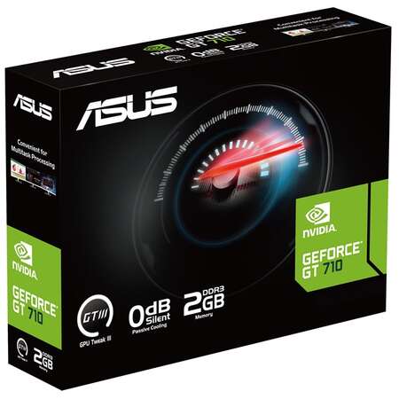 Placa Video ASUS GT710-SL-2GD3-BRK-EVO NVIDIA GeForce GT 710 2 GB GDDR3