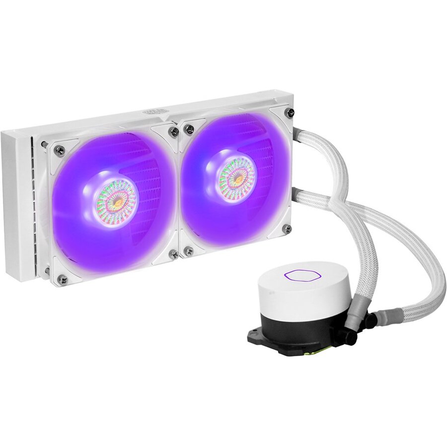 Cooler Racire cu Lichid CPU MasterLiquid ML240L V2 RGB White Edition 240mm Alb