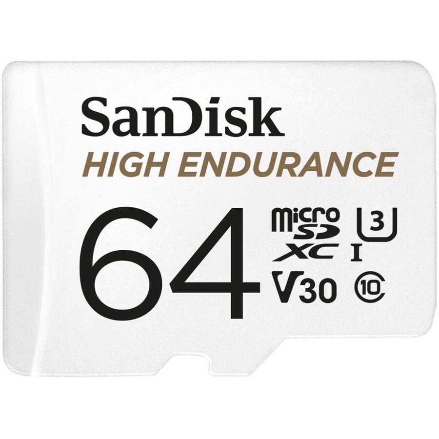 Card de Memorie High Endurance 64GB MicroSDHC + Adaptor SD