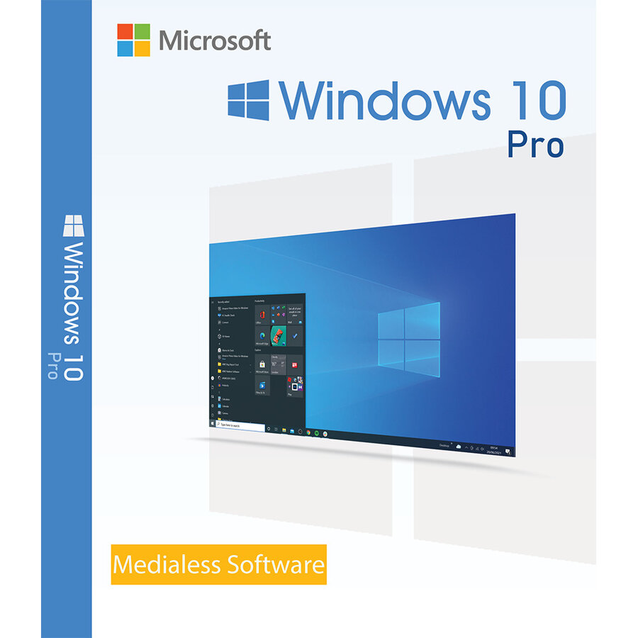 Sistem Operare Windows 10 Pro 32/64 bit Multilanguage Retail Medialess