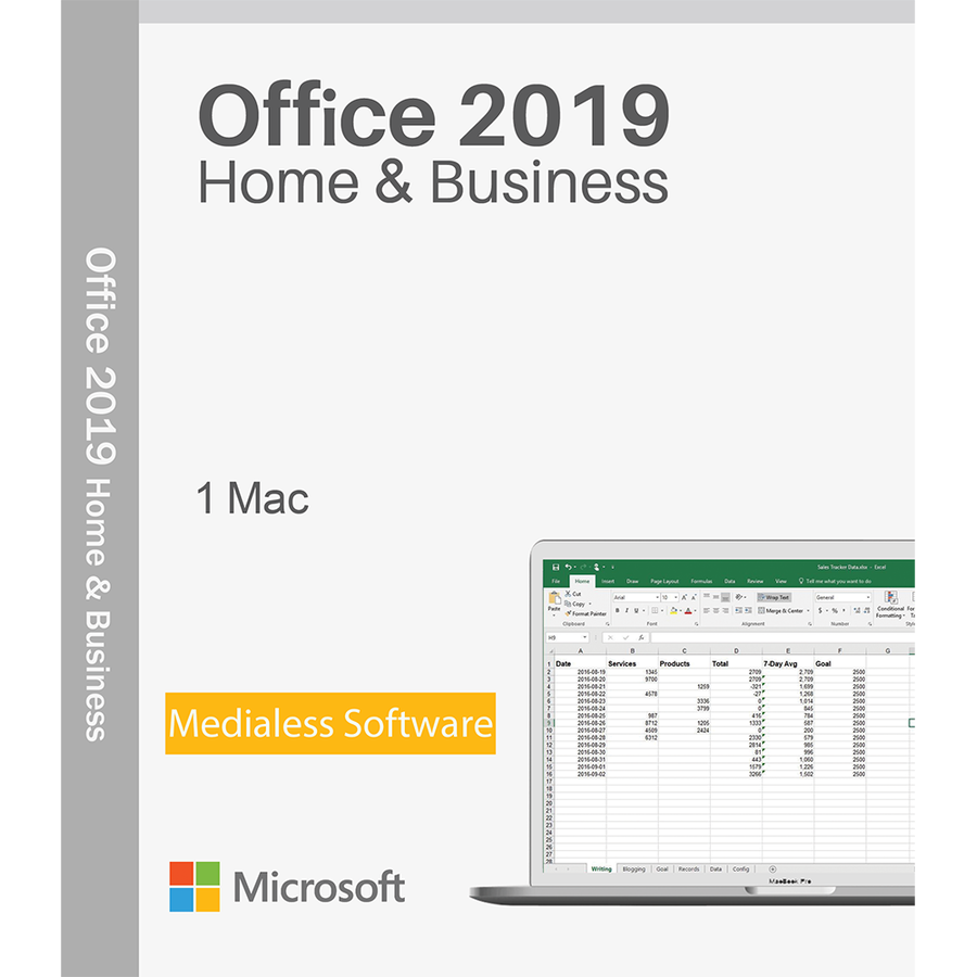 Licenta Office 2019 Home & Business MacOS 64 bit Asociere Cont MS Medialess