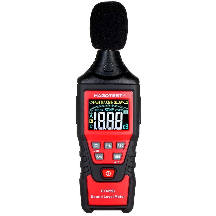 Multimetru Habotest LCD HT622B Black Red
