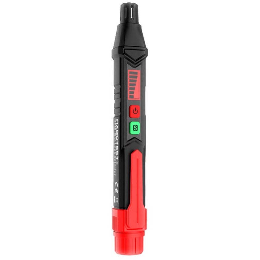 Detector Gaz Habotest LCD Black Red
