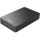 , 6Gbps, 18TB, USB type C 3.1, SATA, cablu inclus, Negru