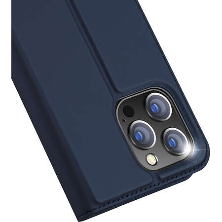 Husa DuxDucis SkinPro compatibila cu iPhone 15 Pro Blue