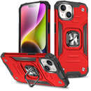 Ring Armor compatibila cu iPhone 15 Plus, Functie magnetica, Red