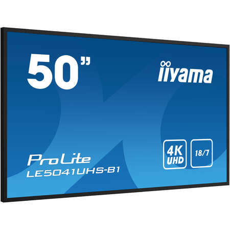 Monitor Profesional Iiyama ProLite 50inch 4K UHD Black