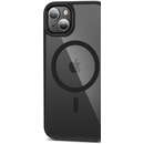 MAGMAT MagSafe compatibila cu iPhone 15 Black/Clear