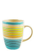 Set 3 Cani Ceramica 285 Ml Sara Albastru