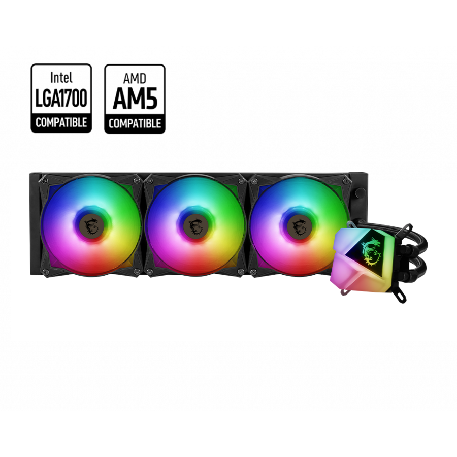 MAG CORELIQUID C360 ARGB 360mm AM5 LGA1700 Negru