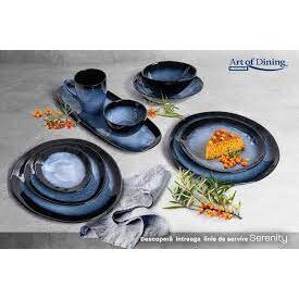 Set 6 Boluri Ovale Ceramica 20 Cm Serenity