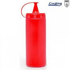 Sticla Dispenser Pentru Sosuri 700 Ml Rosu