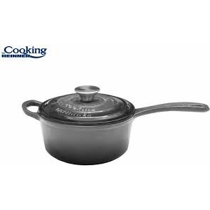 Caserola Fonta Si Capac 19X9 CM1.8L Marble Gri