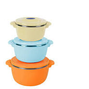 Set 3 Caserole Termice 2+4+6L Belly Blue
