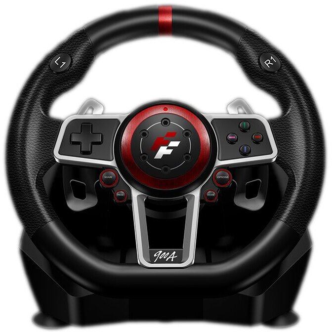 Volan Gaming Suzuka 900A Negru/Rosu