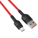 USB-A - microUSB 40W 1m Rosu