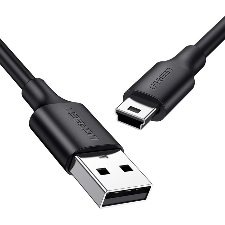 Cablu Date USB-A - MiniUSB US132 10W 1m Negru