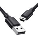 USB-A - MiniUSB US132 10W 1m Negru