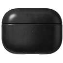 Leather compatibila cu Apple AirPods Pro 2 Black
