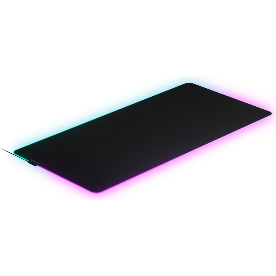 Mousepad SteelSeries QcK Prism Cloth 3XL, Iluminare RGB, Negru - imagine 2