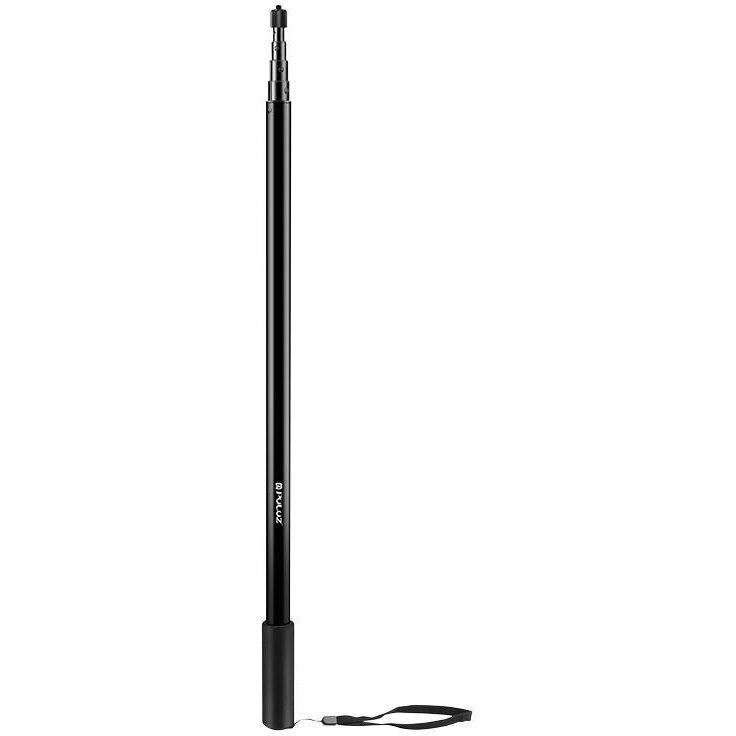Accesoriu Camera Video Actiune PU642B pentru camere sport, lungime de la 65 cm pana la 300 cm, gaura pentru filet 1/4 inch, Negru