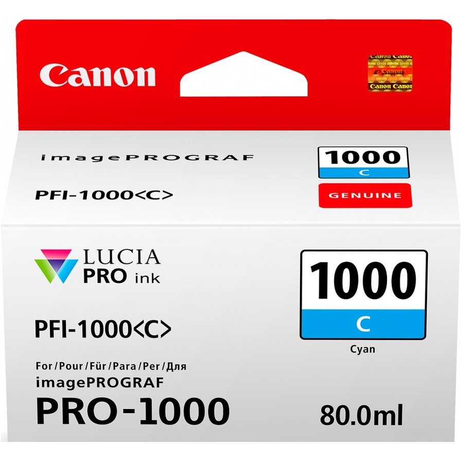 Cartuș Cerneală Canon PFI-1000C 547C001AA Cyan