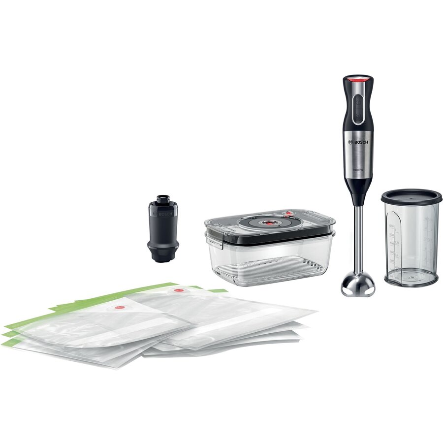 Blender Manual 1000W Argintiu/Negru