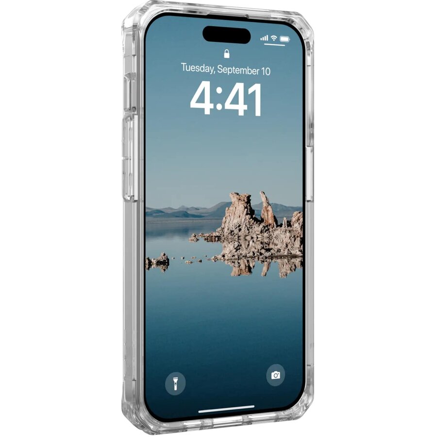 Husa UAG Plyo MagSafe compatibilă cu iPhone 15 Pro Ice/Gold — imaginea 3