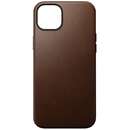 Modern Leather MagSafe compatibila cu iPhone 15 Plus Brown