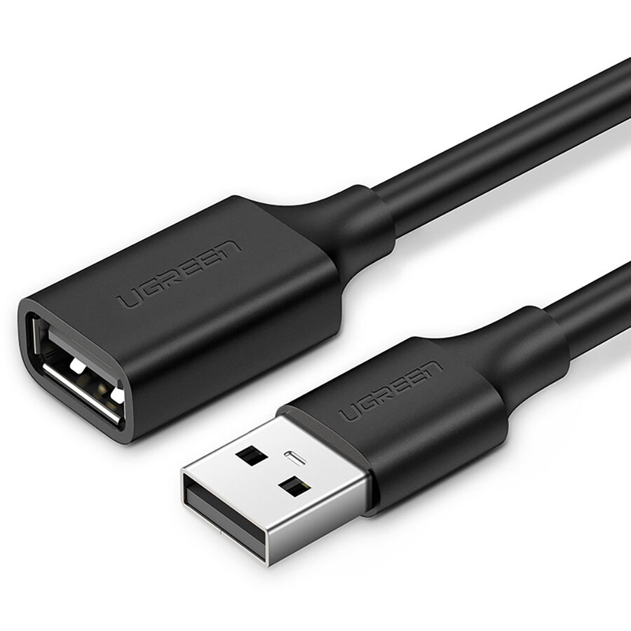 Cablu de date US103, USB 2.0 tata - USB 2.0 mama, 480Mbps, 3m, Negru