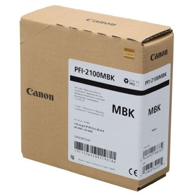 Cartuș Cerneală Canon PFI-2100 5265C001AA Negru Mat