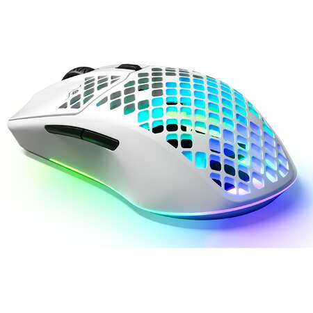 Mouse Gaming SteelSeries Aerox 3 WL 2022 Snow Alb