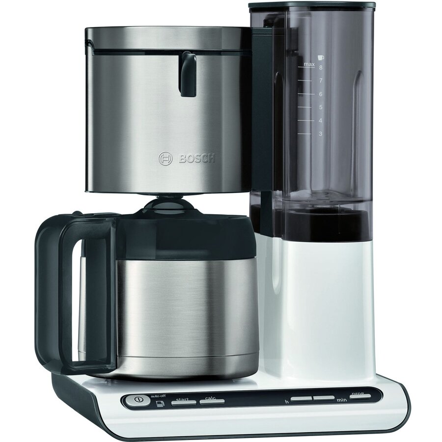 Filtru Cafea 1.1l 3.3kg Styline Alb lucios/Otel Inoxidabil