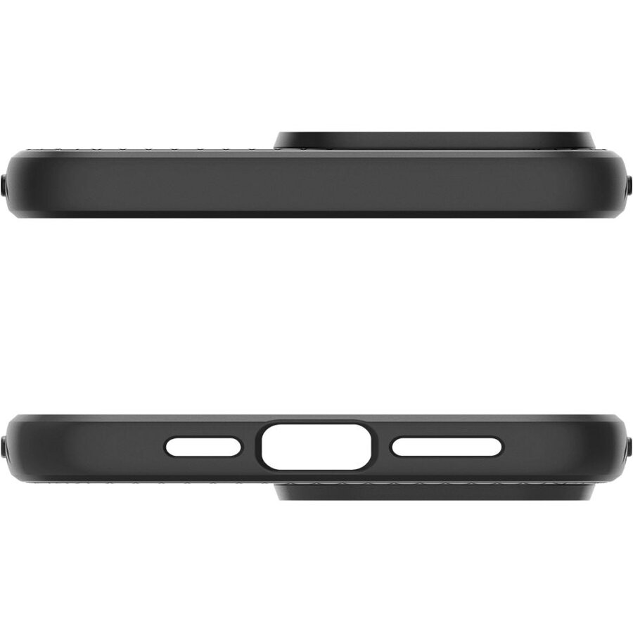 Husa Spigen Liquid Air compatibilă cu iPhone 15 Pro Matte Black — imaginea 5
