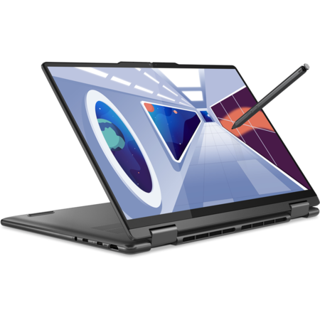 Laptop Lenovo Yoga 7 WUXGA 14 inch AMD Ryzen 7 7735U 16GB 512GB SSD Windows 11 Home Storm Grey