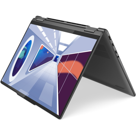 Laptop Lenovo Yoga 7 WUXGA 14 inch AMD Ryzen 7 7735U 16GB 512GB SSD Windows 11 Home Storm Grey