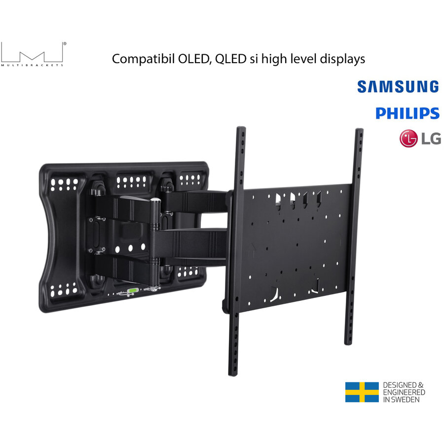 Suport TV De Perete Tilt&Turn Super Slim Plus 32-65 Max 40kg Negru