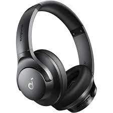 Casti Stereo Wireless Over-Ear Anker Soundcore Life Q20i, Bluetooth, Hybrid Active Noise Cancelling, Big Bass, Transparency Mode, 40 ore Autonomie ANC (Albastru) - imagine 2