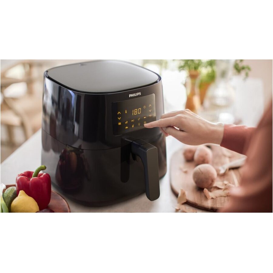 Friteuza Airfryer XL SPECTRE HD9270/90 1.2kg 2000W Afisaj Digital 7 Setari Presetate Negru