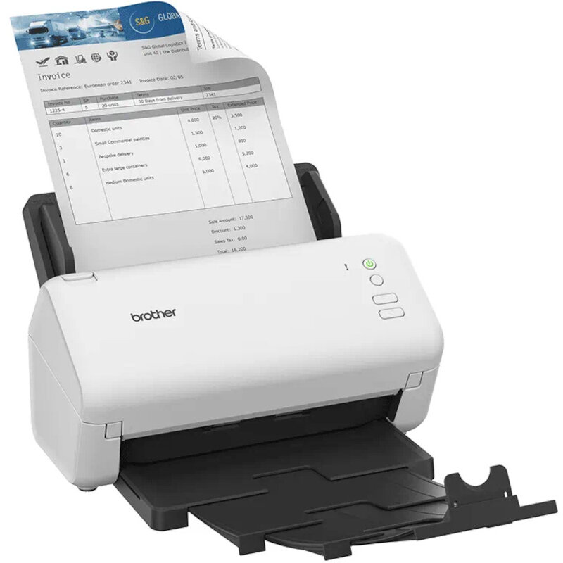 Scanner ADS-4100 Format A4 Duplex USB 3.0 Alb