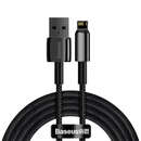 USB - Lightning Tungsten 2m 2.4A Negru