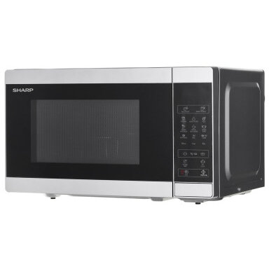 Cuptor cu microunde 20l 800W Otel Inoxidabil Negru