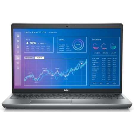 Laptop Dell Precision 3570 FHD 15.6 inch Intel Core i5-1235U 16GB 512GB SSD Quadro T550 Windows 11 Pro Grey